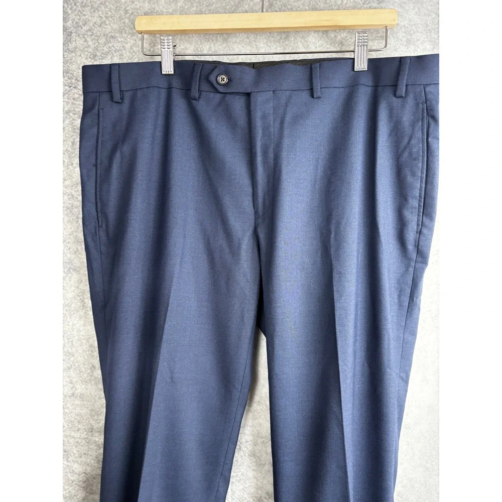 Lauren Ralph Lauren Men's Blue Flat Front Dress Pants Size 38x30
